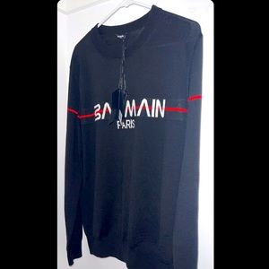 LATEST BALMAIN SWEATER SIZE MEDIUM NAVY